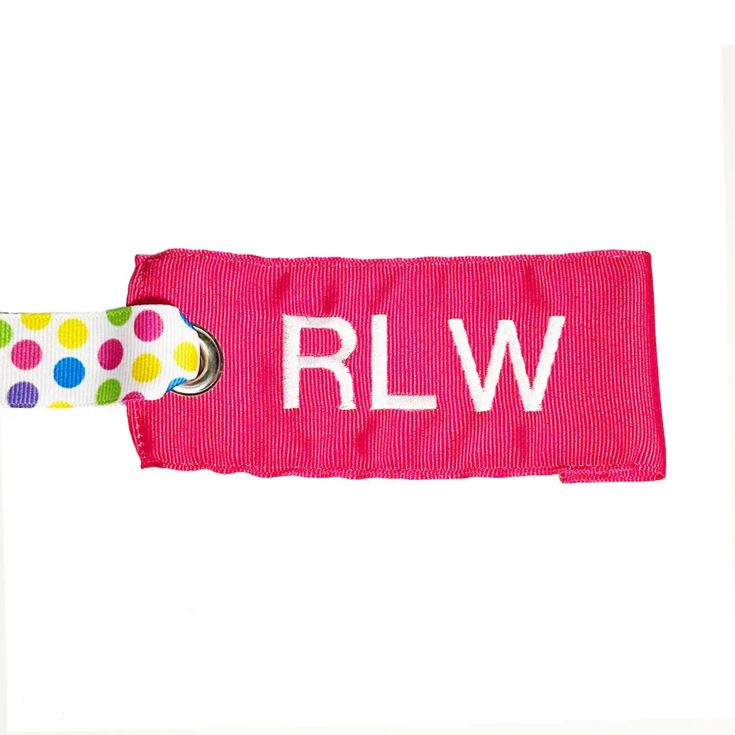 Pink Luggage Tag