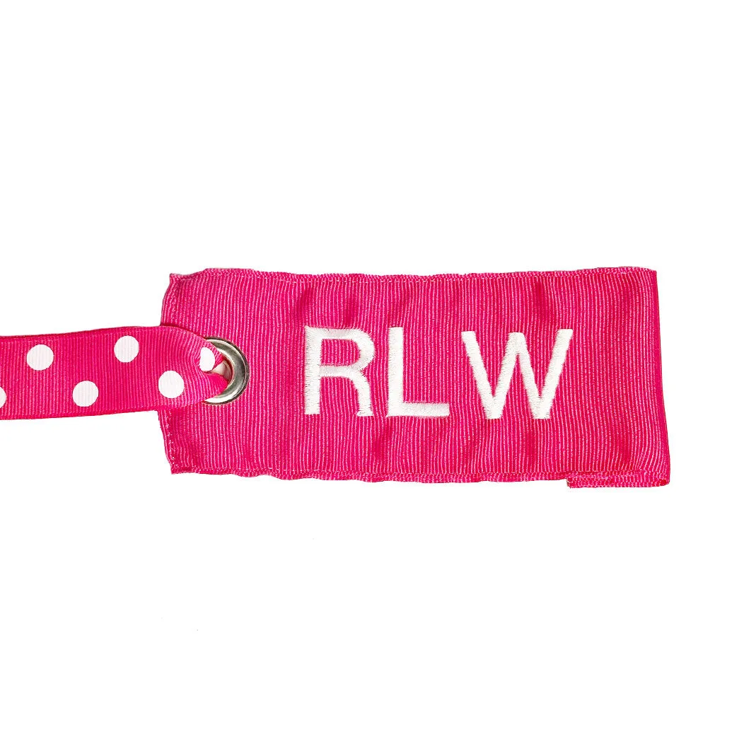 Pink Luggage Tag