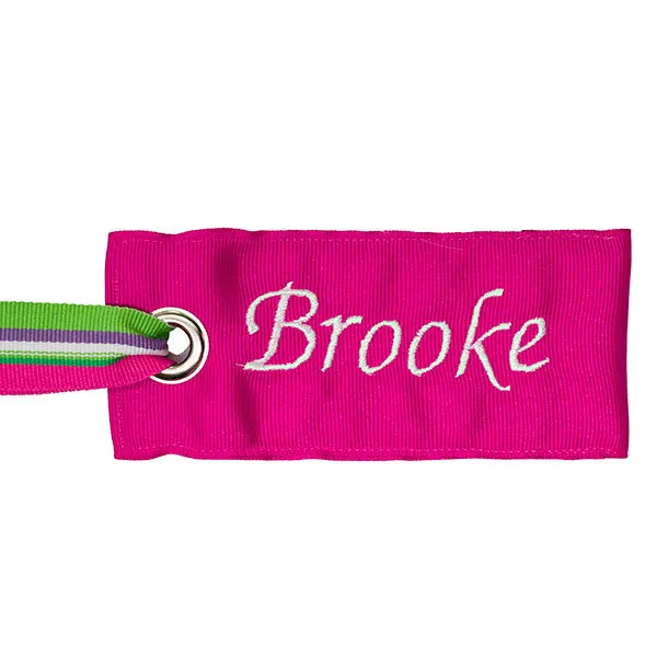 Pink Luggage Tag