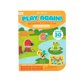 play again! mini on-the-go activity kit - sunshine garden