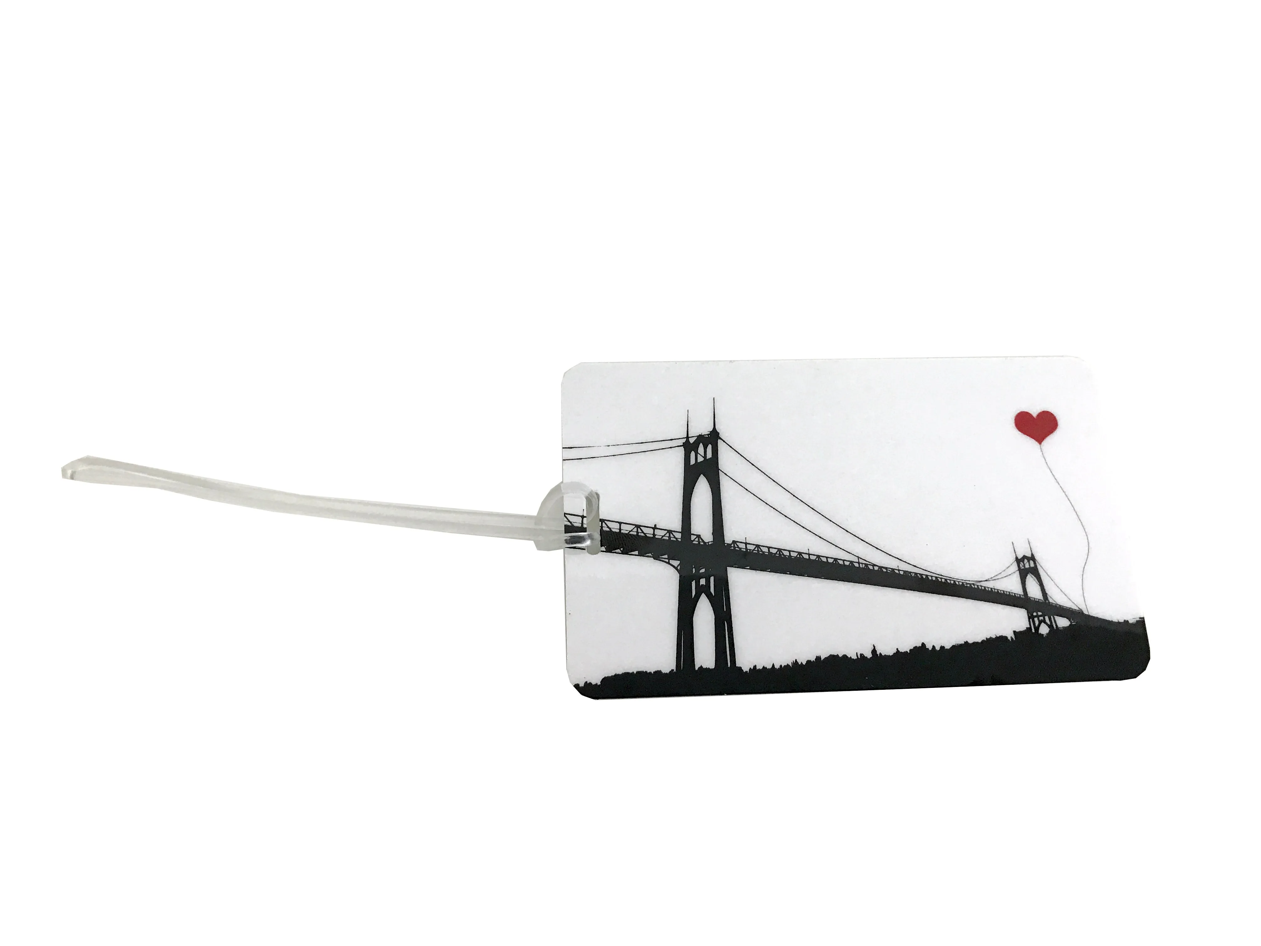 Portland Oregon St. John's Bridge luggage tag