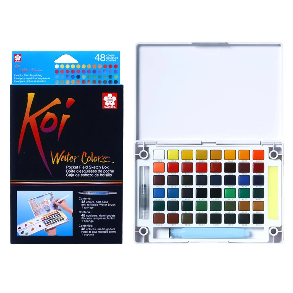 Sakura Koi Watercolour Travel Sets