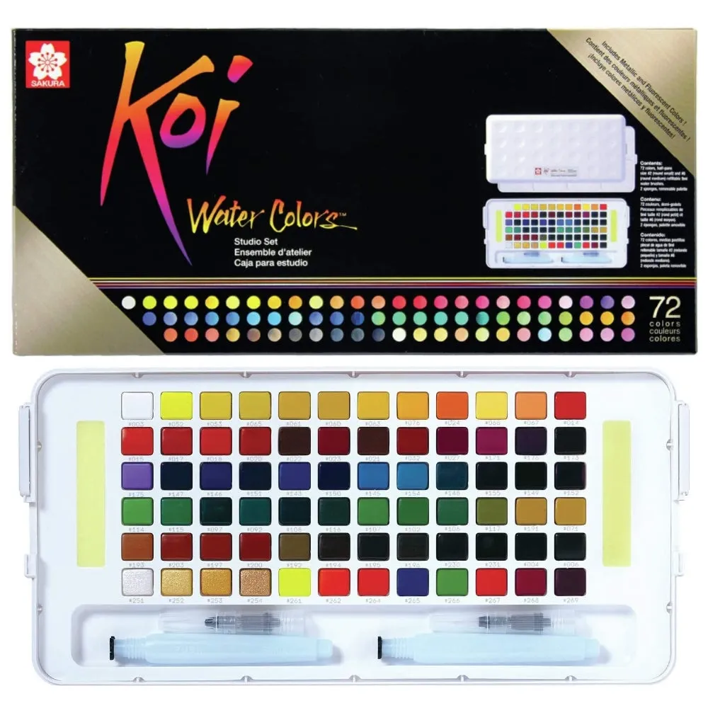 Sakura Koi Watercolour Travel Sets