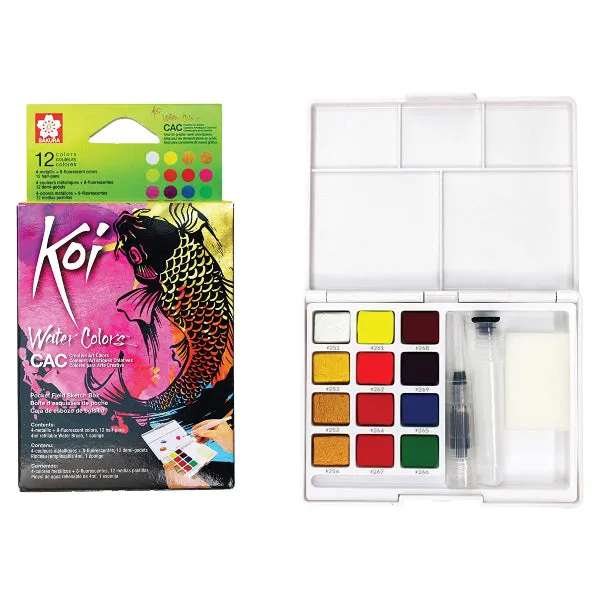 Sakura Koi Watercolour Travel Sets