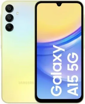 Samsung Galaxy A15 5G 128GB 6GB RAM, Dual Sim, Yellow, Unlocked Smartphone