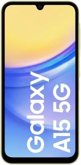 Samsung Galaxy A15 5G 128GB 6GB RAM, Dual Sim, Yellow, Unlocked Smartphone