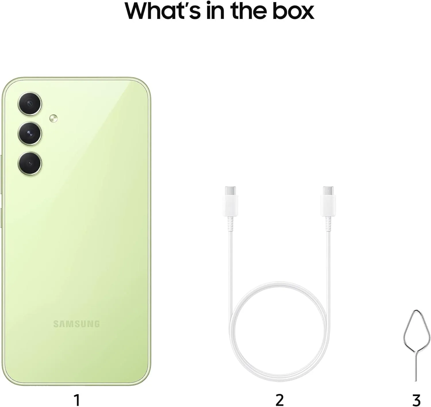 Samsung Galaxy A54 5G, 8GB RAM, 256GB, Dual SIM, Awesome Lime - Unlocked International Model