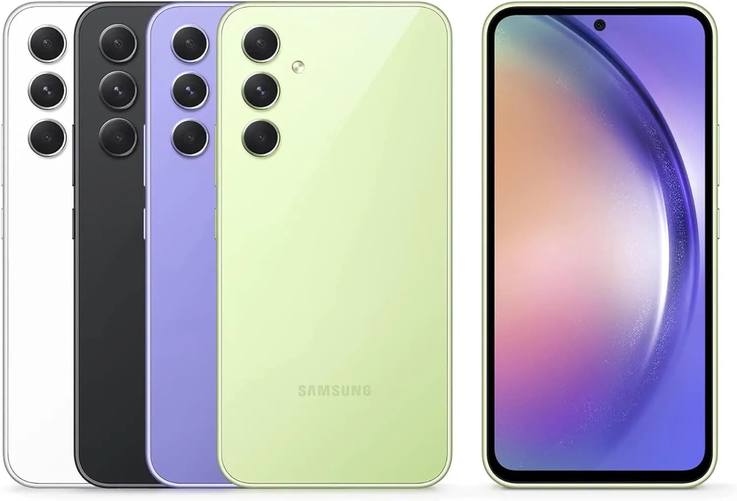 Samsung Galaxy A54 5G, 8GB RAM, 256GB, Dual SIM, Awesome Lime - Unlocked International Model