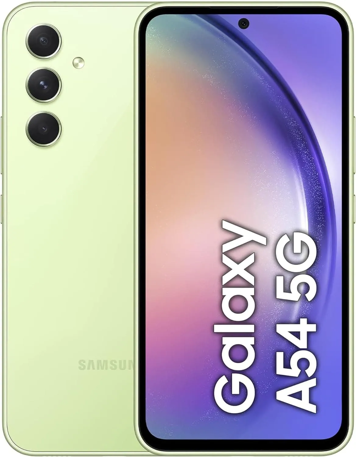 Samsung Galaxy A54 5G, 8GB RAM, 256GB, Dual SIM, Awesome Lime - Unlocked International Model