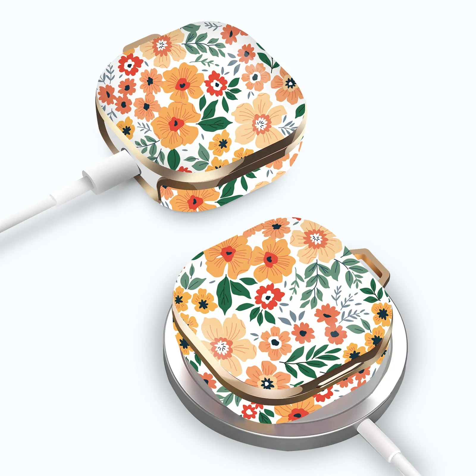 Samsung Galaxy Buds Live Case (2020) /Buds 2 /Buds Pro Case |Cute Patterns Hard Shell Protective Cover |  Off white