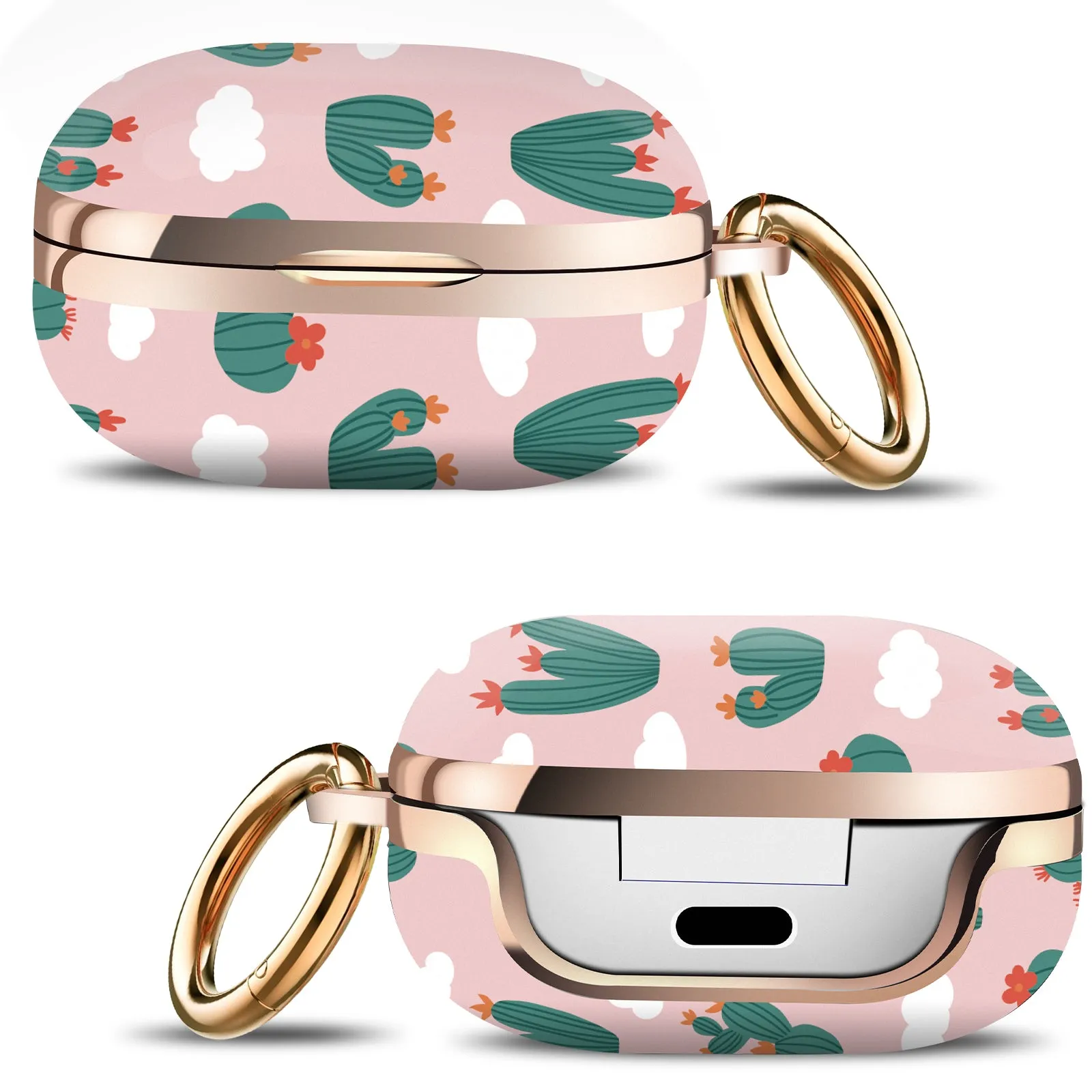 Samsung Galaxy Buds Live Case (2020) /Buds 2 /Buds Pro Case |Cute Patterns Hard Shell Protective Cover | Pink