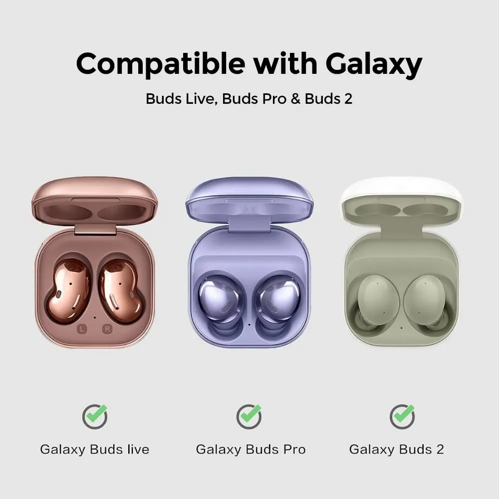 Samsung Galaxy Buds Live Case (2020) /Buds 2 /Buds Pro Case |Cute Patterns Hard Shell Protective Cover |  Violet