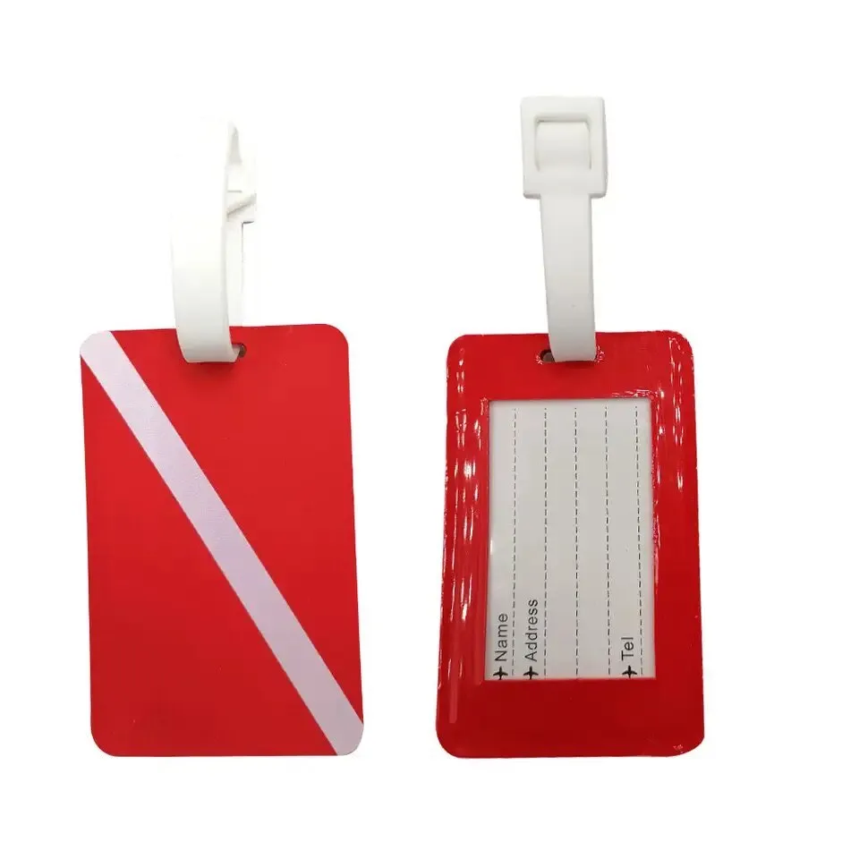 Scuba luggage tags silicone