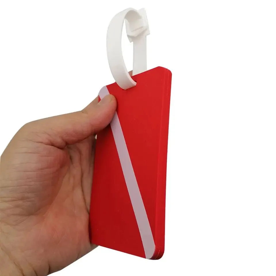 Scuba luggage tags silicone