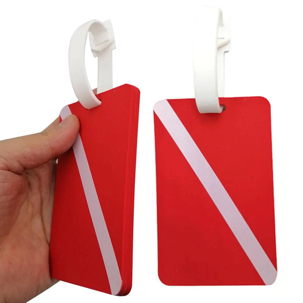 Scuba luggage tags silicone