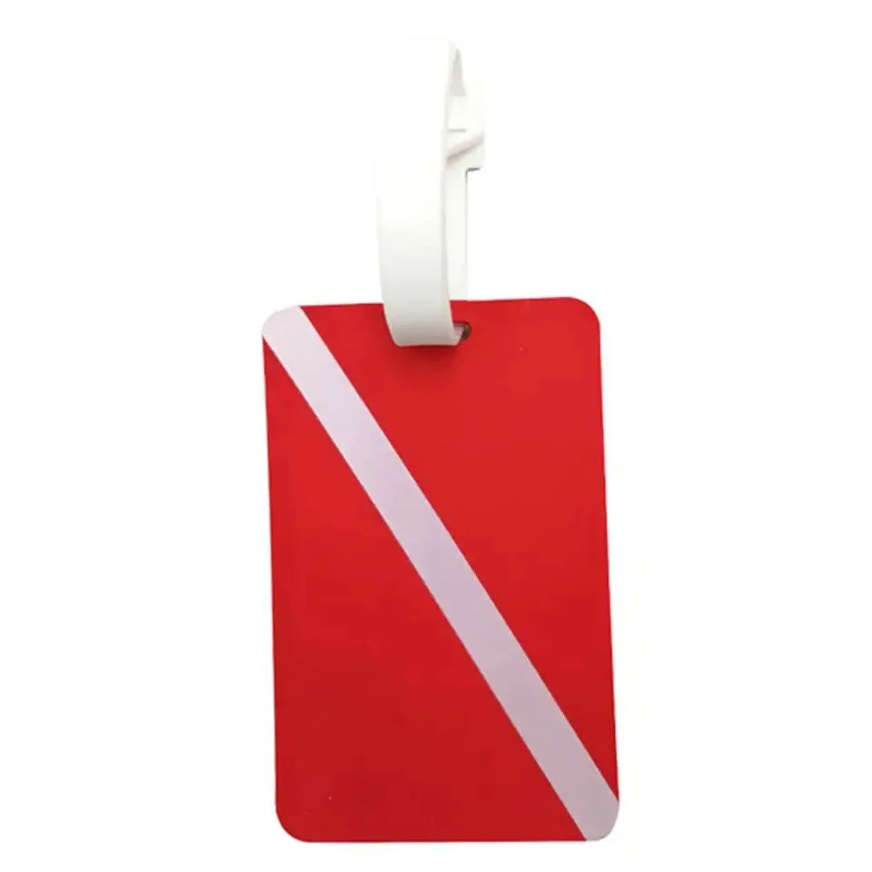 Scuba luggage tags silicone