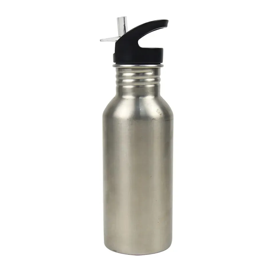 Stainless Steel Double Wall Vacuum Flask - Portable Travel Bottle with Straw and Handle, 750ml - WBS0028