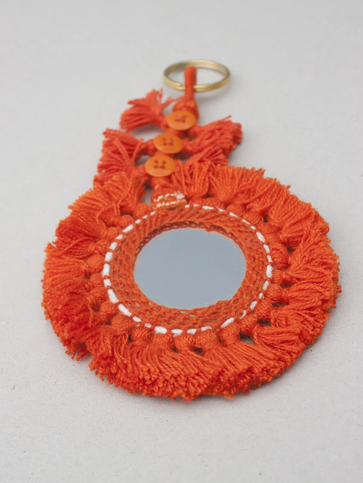 Tassel Mirror Keyrings