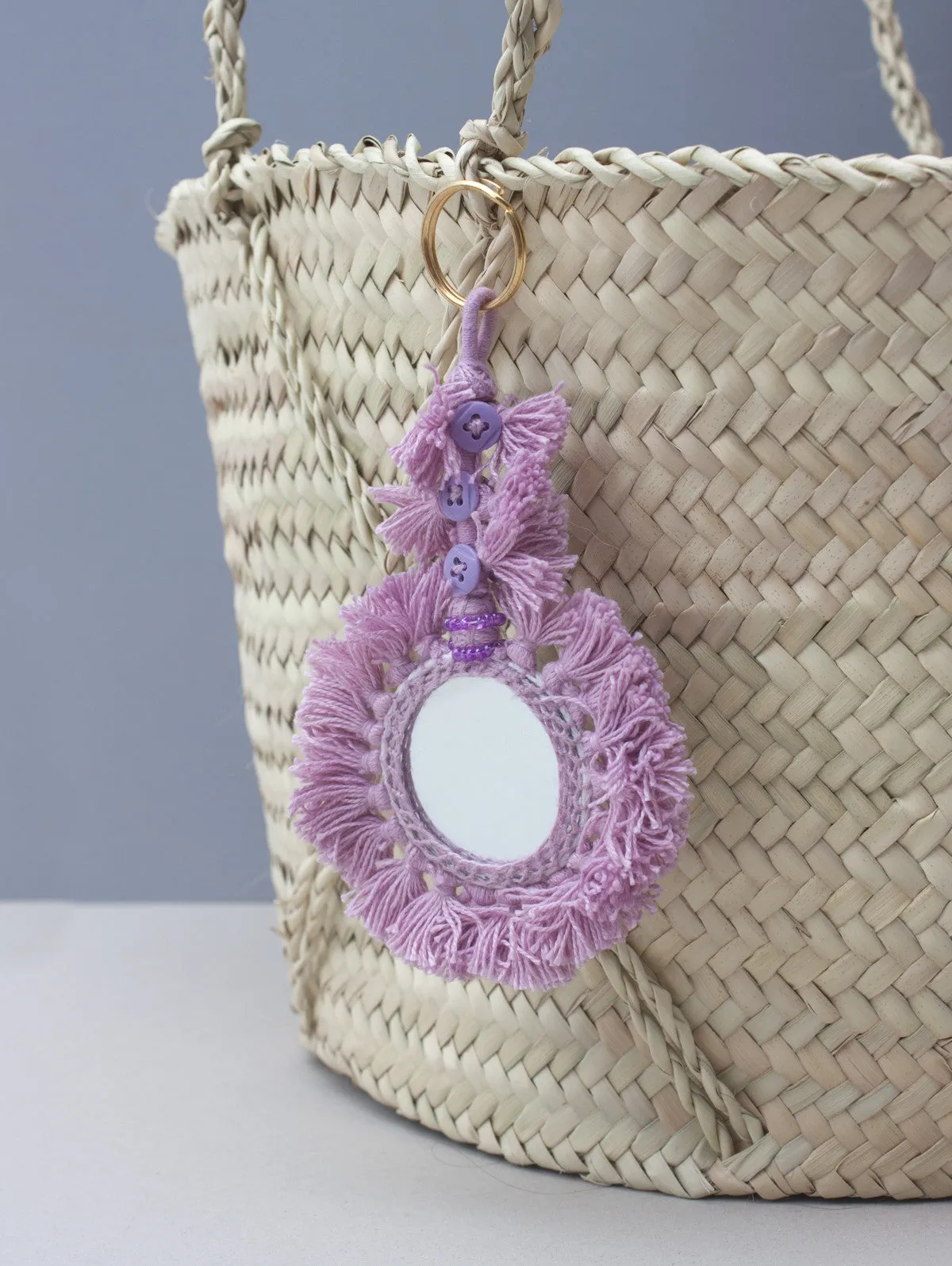 Tassel Mirror Keyrings
