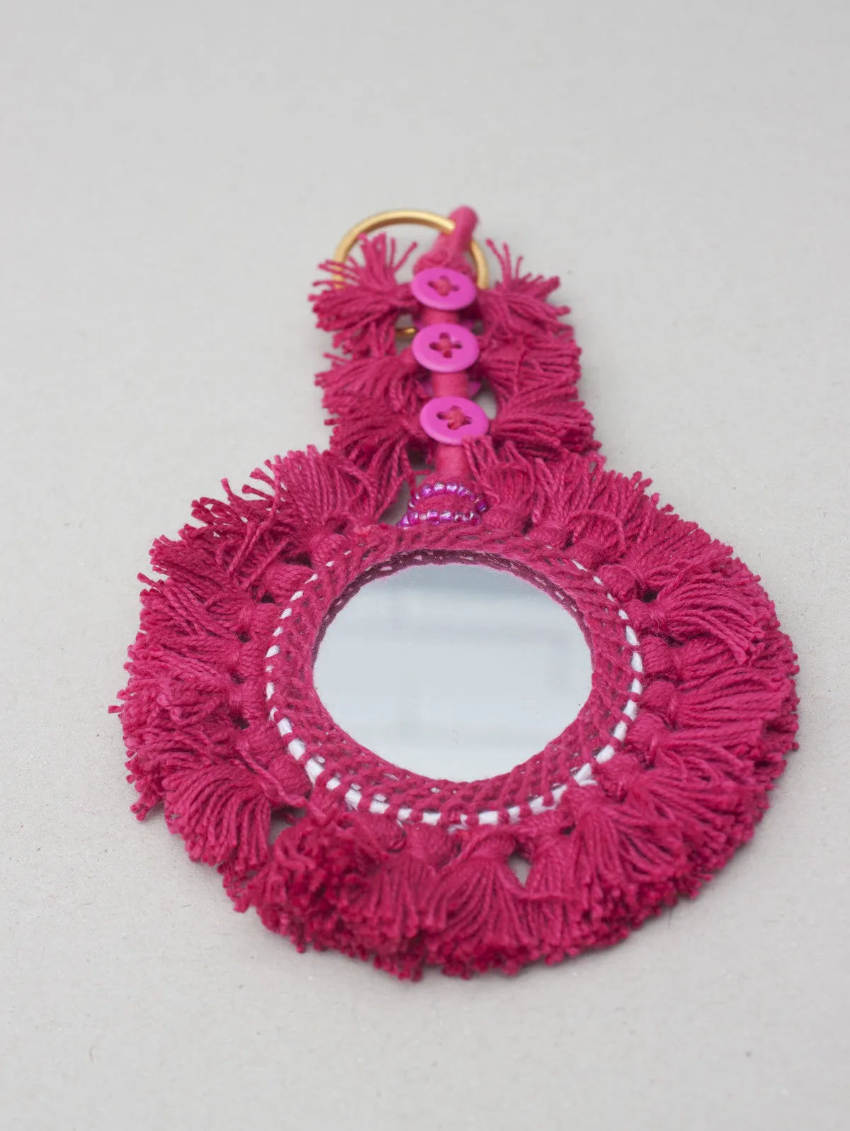 Tassel Mirror Keyrings