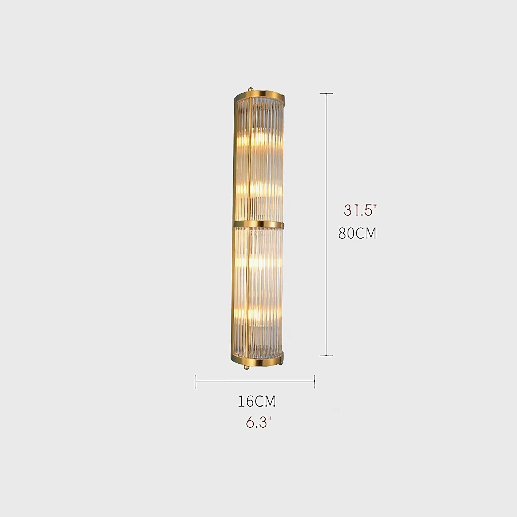 Teruel | Luxury LED Crystal Wall Lamp