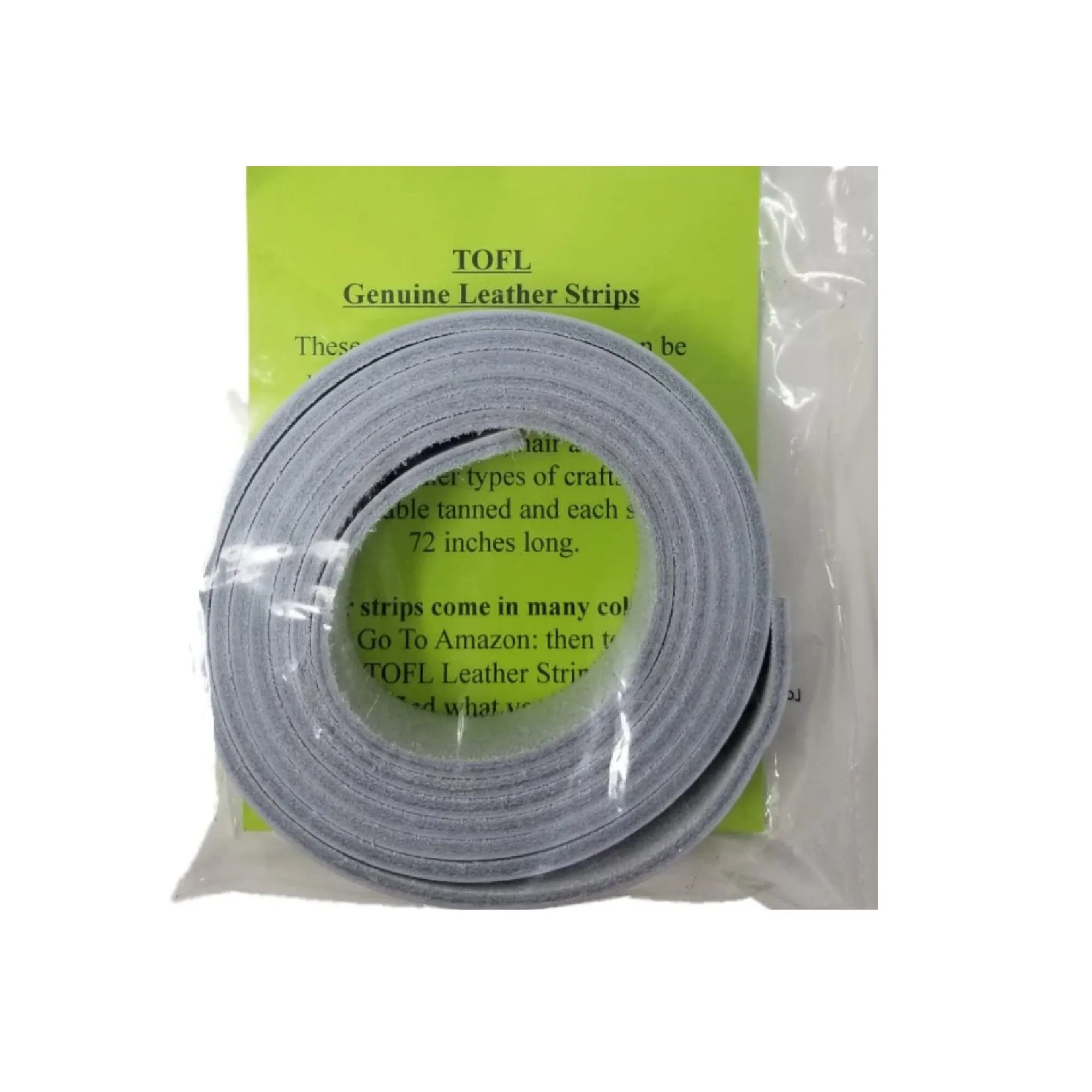 TOFL Genuine Top-Grain Leather Strap | 72 Inches Long | 1 Inch Wide | 9/64 Inch Thick (8-9 oz)