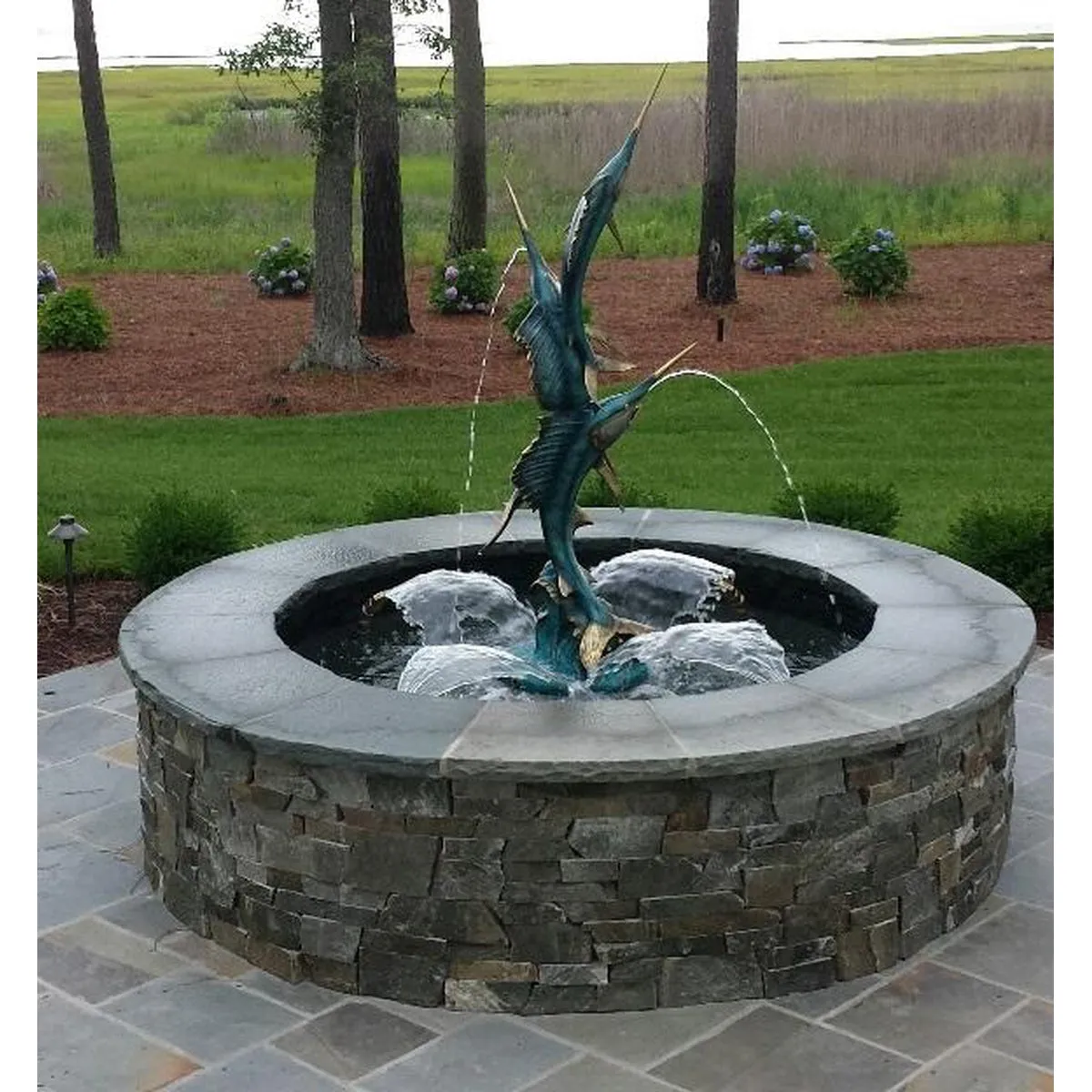 Triple Swordfish Fountain