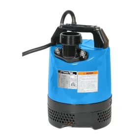 Tsurumi LB-800A 0.75kW Portable Submersible Drainage Pump with Semi-Vortex Impeller and Relay Unit (Max 330LPM/150kPa)