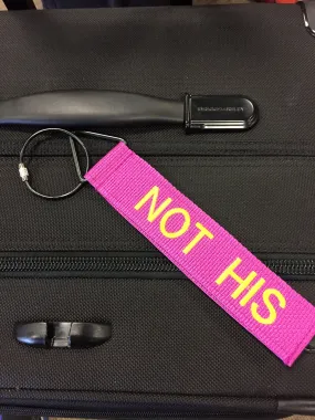 TudeTag - "NOT HIS" Luggage Tag Identifier