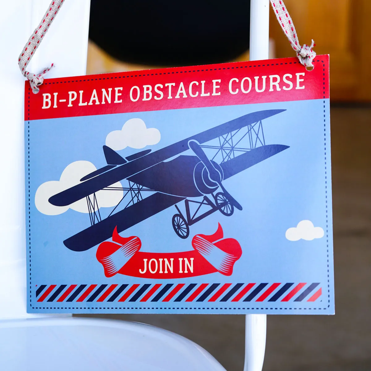 Vintage Blimp and Biplane Party Set | Military Airplanes Aviator Party