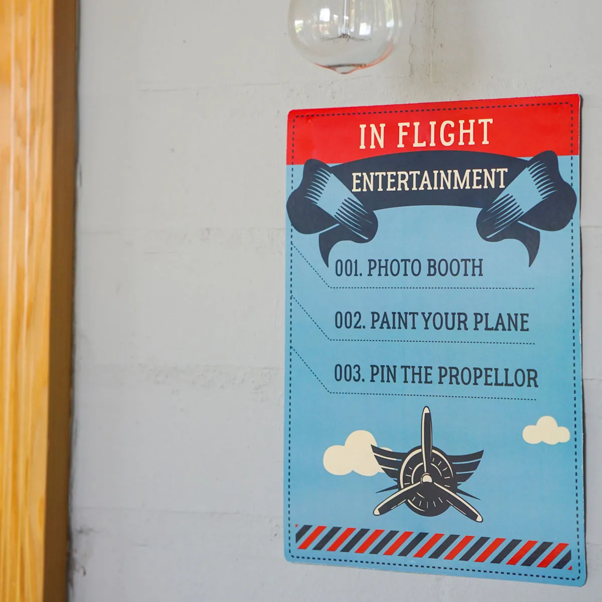 Vintage Blimp and Biplane Party Set | Military Airplanes Aviator Party