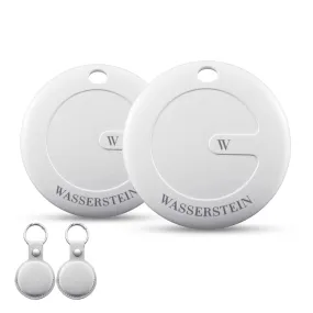 Wasserstein WTag Bluetooth Tracker - MFi Certified - Works with Apple Find My (Not Compatible with Android)