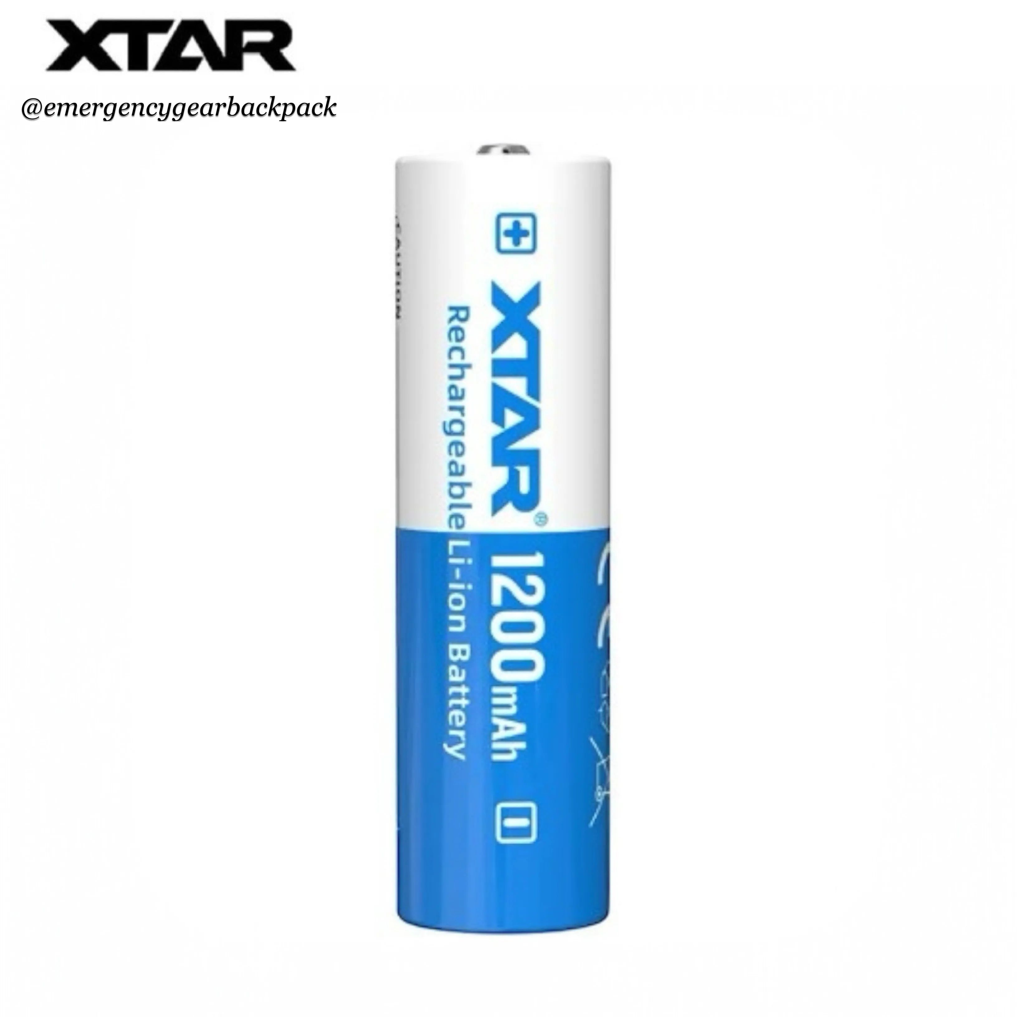 XTAR 14500 1200mAh 3.6V 2.5A Li-ion Rechargeable  Battery