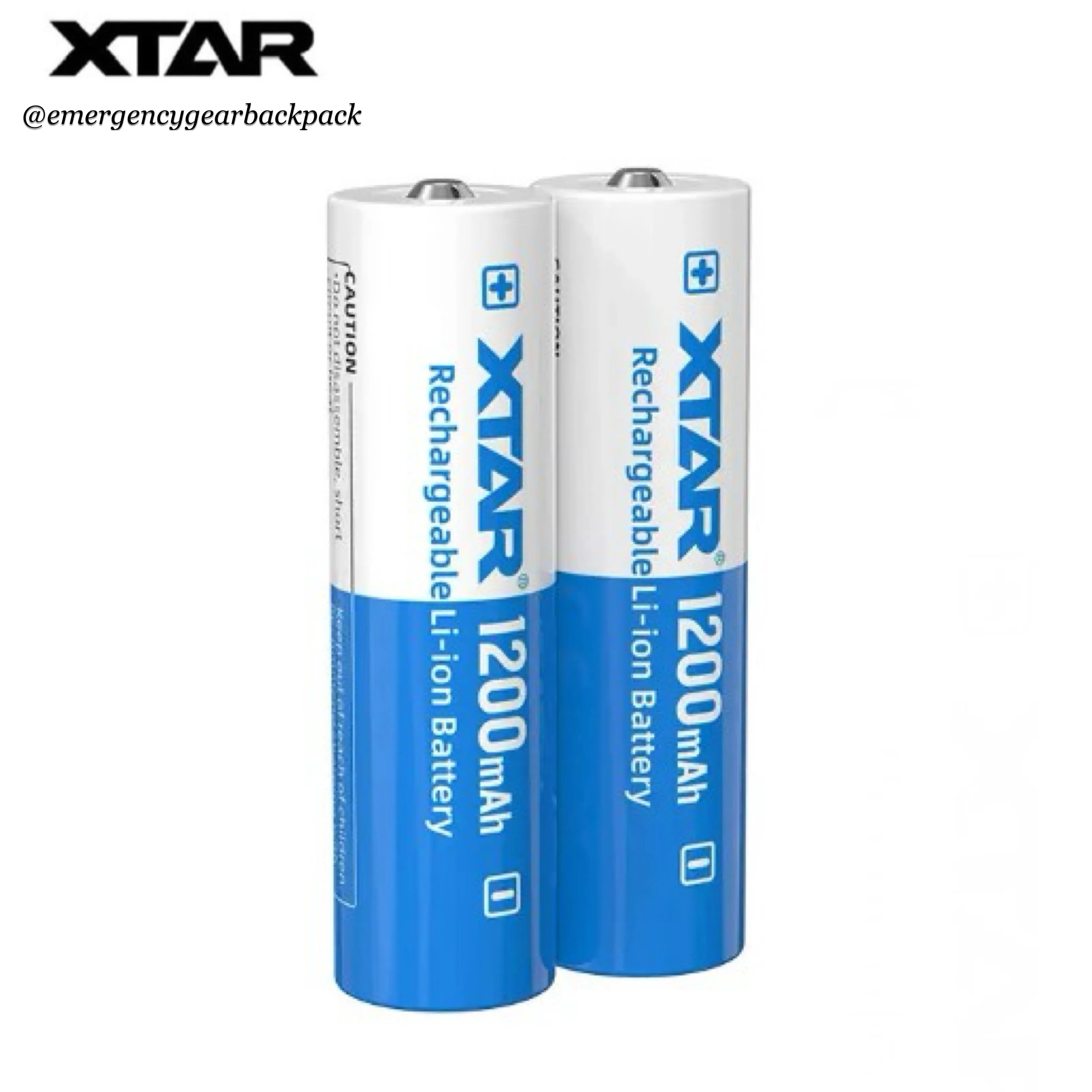 XTAR 14500 1200mAh 3.6V 2.5A Li-ion Rechargeable  Battery