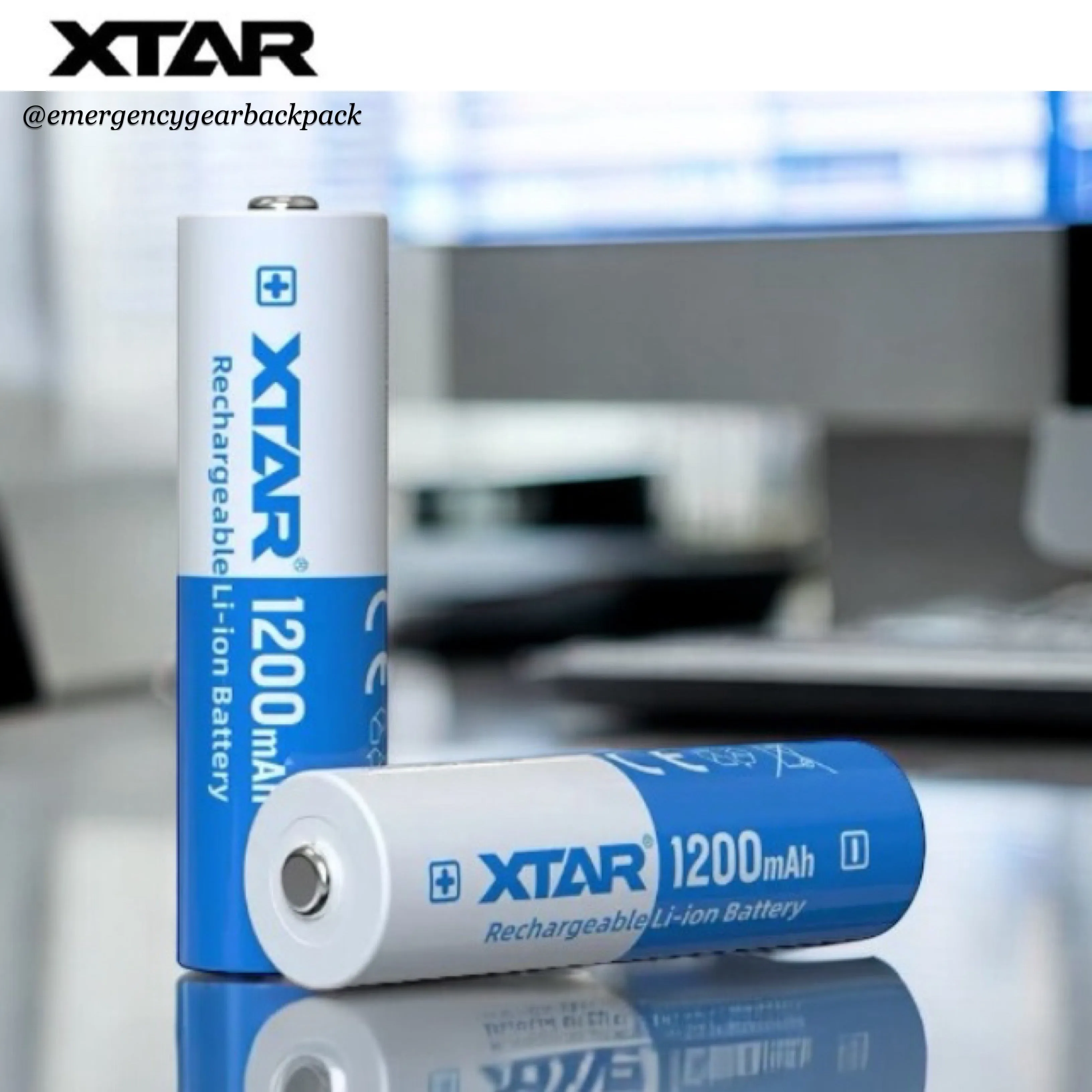 XTAR 14500 1200mAh 3.6V 2.5A Li-ion Rechargeable  Battery