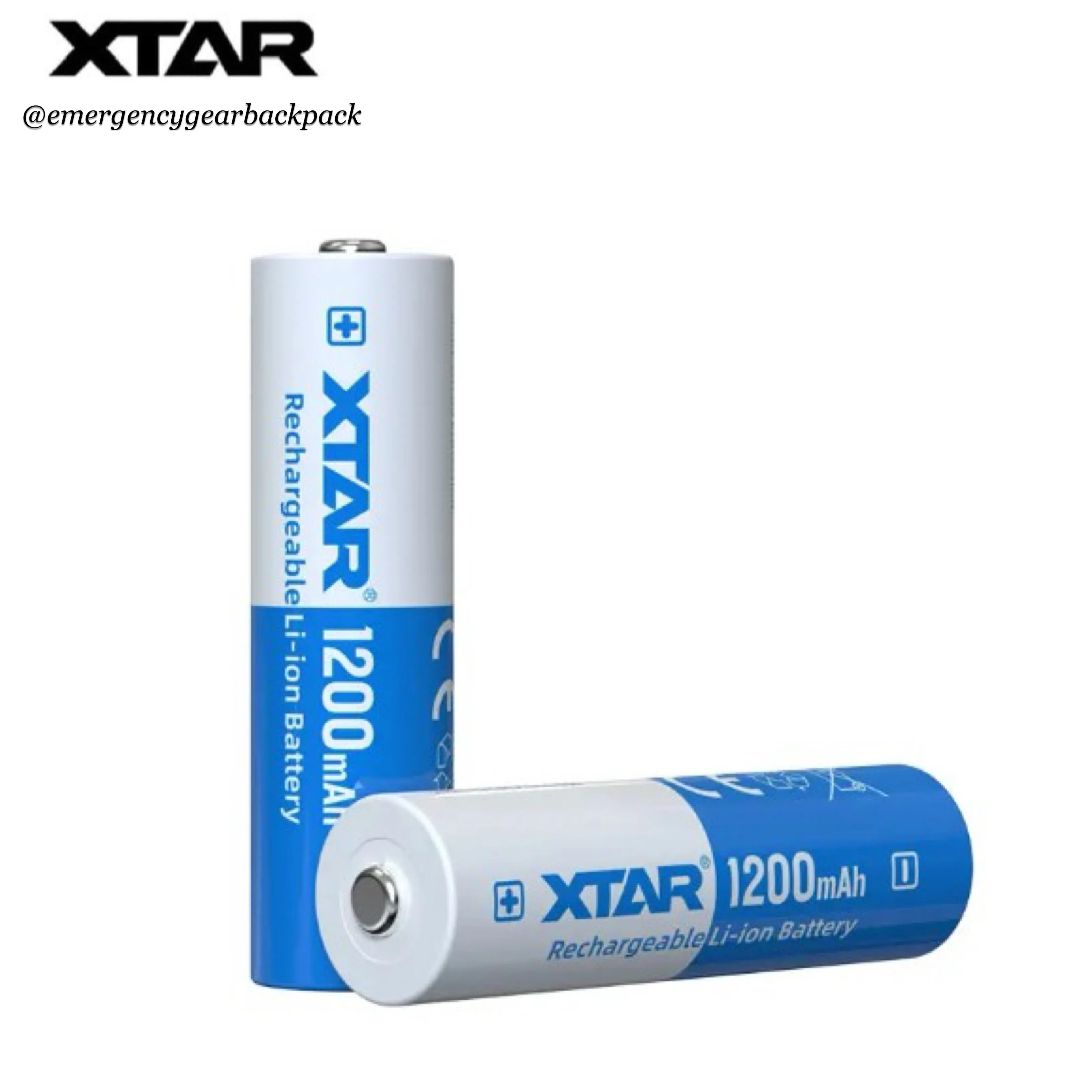 XTAR 14500 1200mAh 3.6V 2.5A Li-ion Rechargeable  Battery