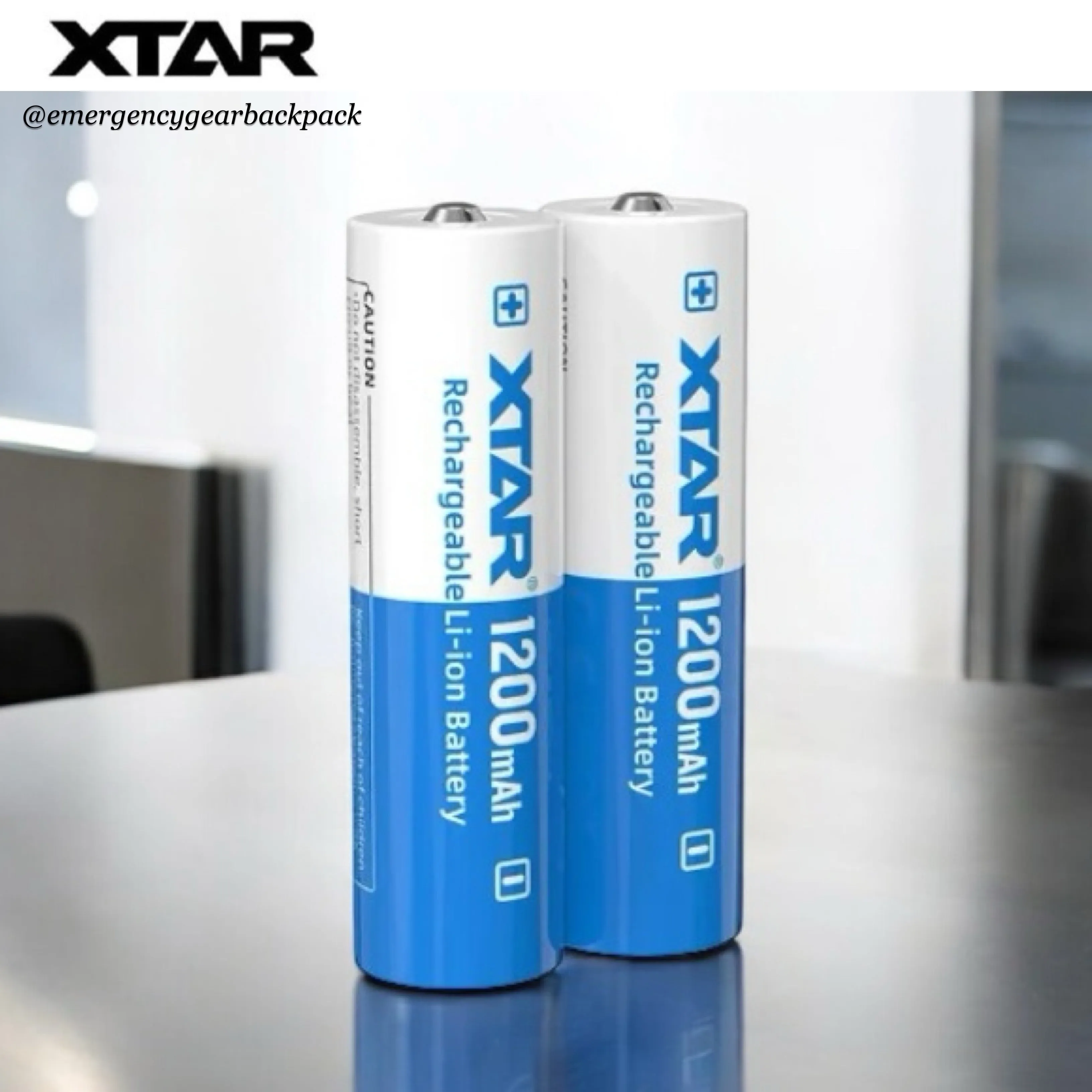 XTAR 14500 1200mAh 3.6V 2.5A Li-ion Rechargeable  Battery