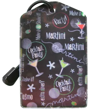 z Luggage Tag: Cocktails